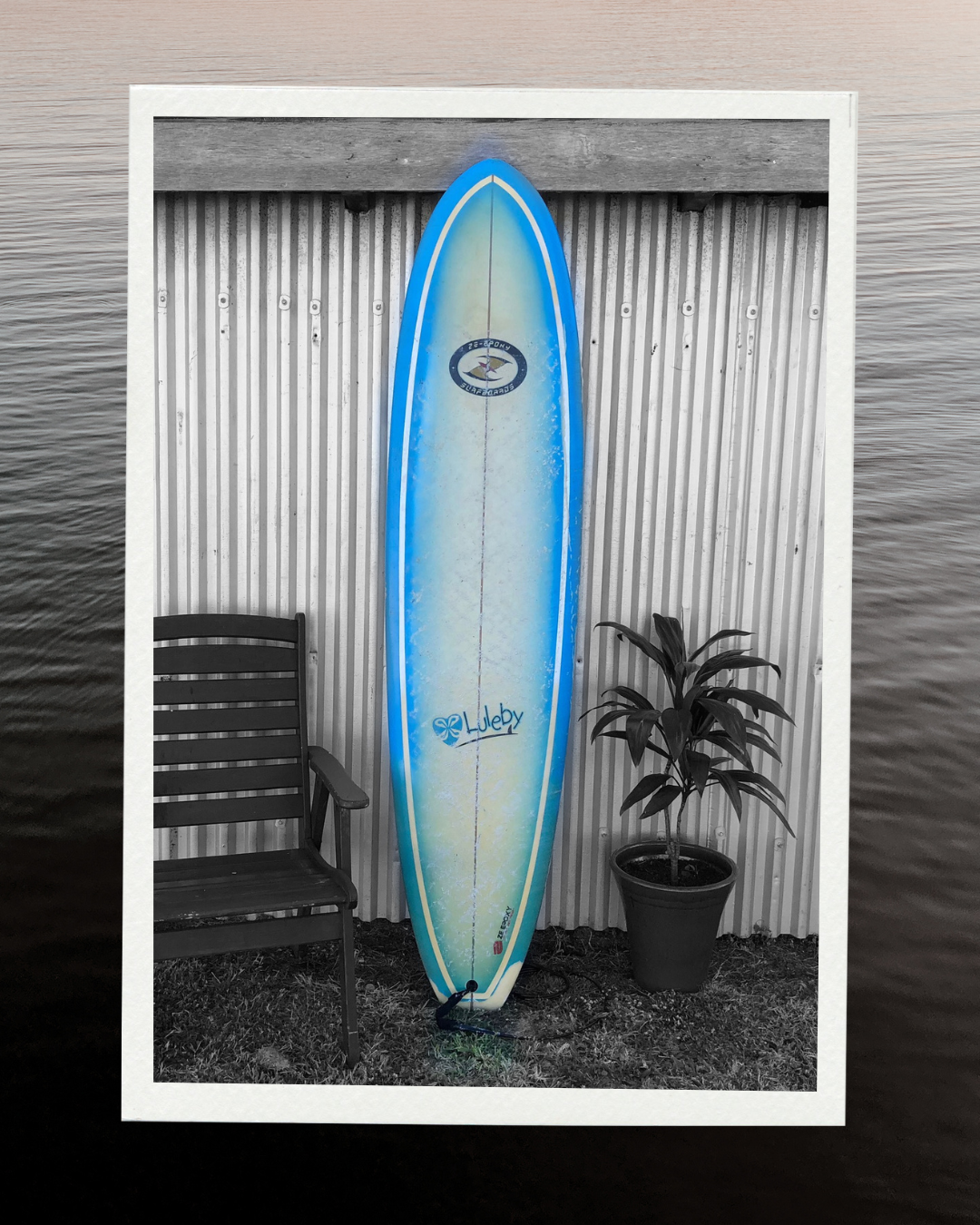 Surfboard Love Print