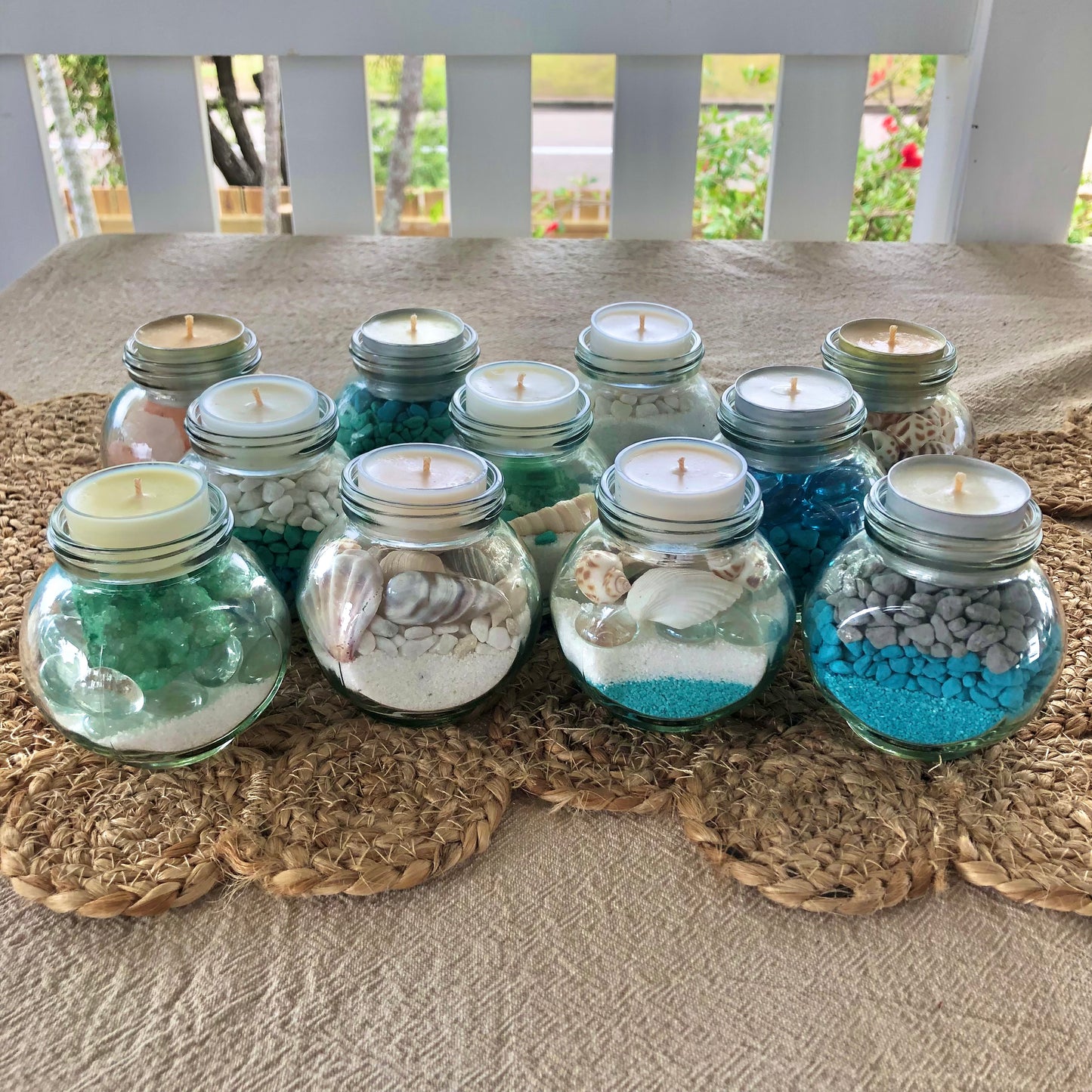 Custom Designs - Coastal Mason Jars