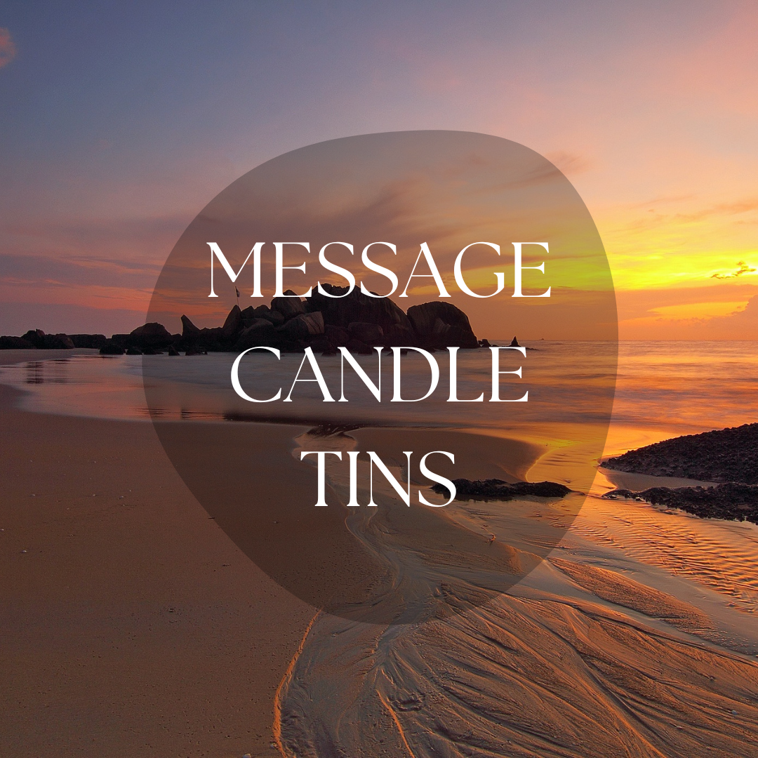 Message Candle Tins