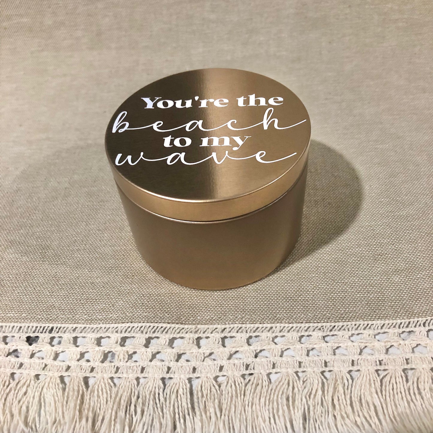 Message Candle Tins