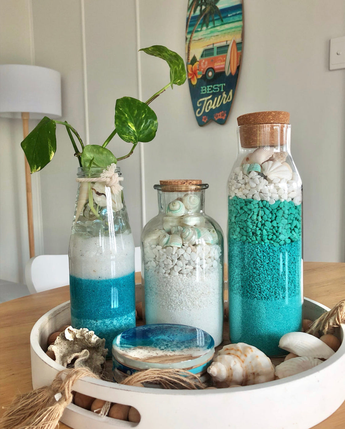 Custom Designs - Coastal Mason Jars