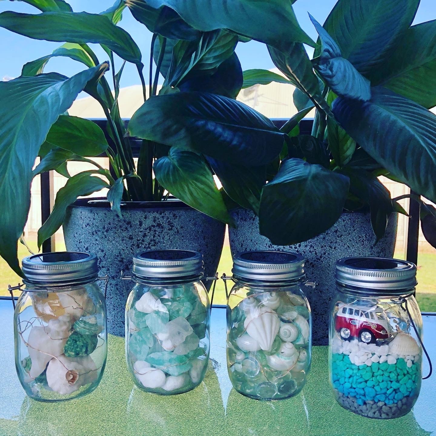 Custom Designs - Coastal Mason Jars