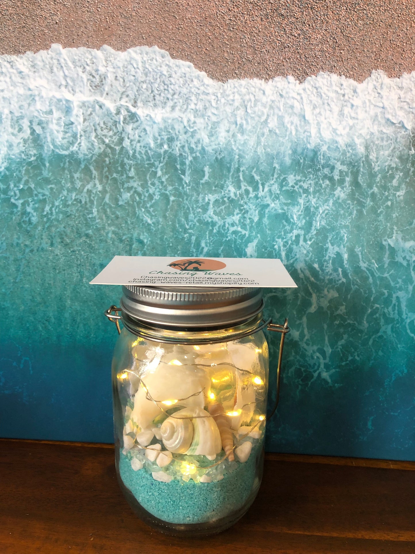 Custom Designs - Coastal Mason Jars