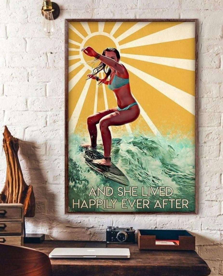 Happily Ever Surfing Print